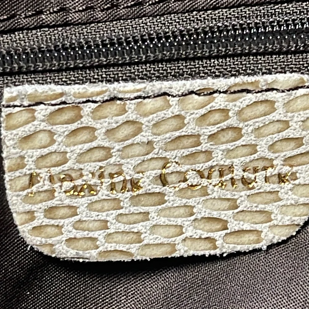 Maxine Couture Mamba Hobo Snakeskin Embossed Leather Handbag